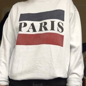 brandy melville paris sweatshirt